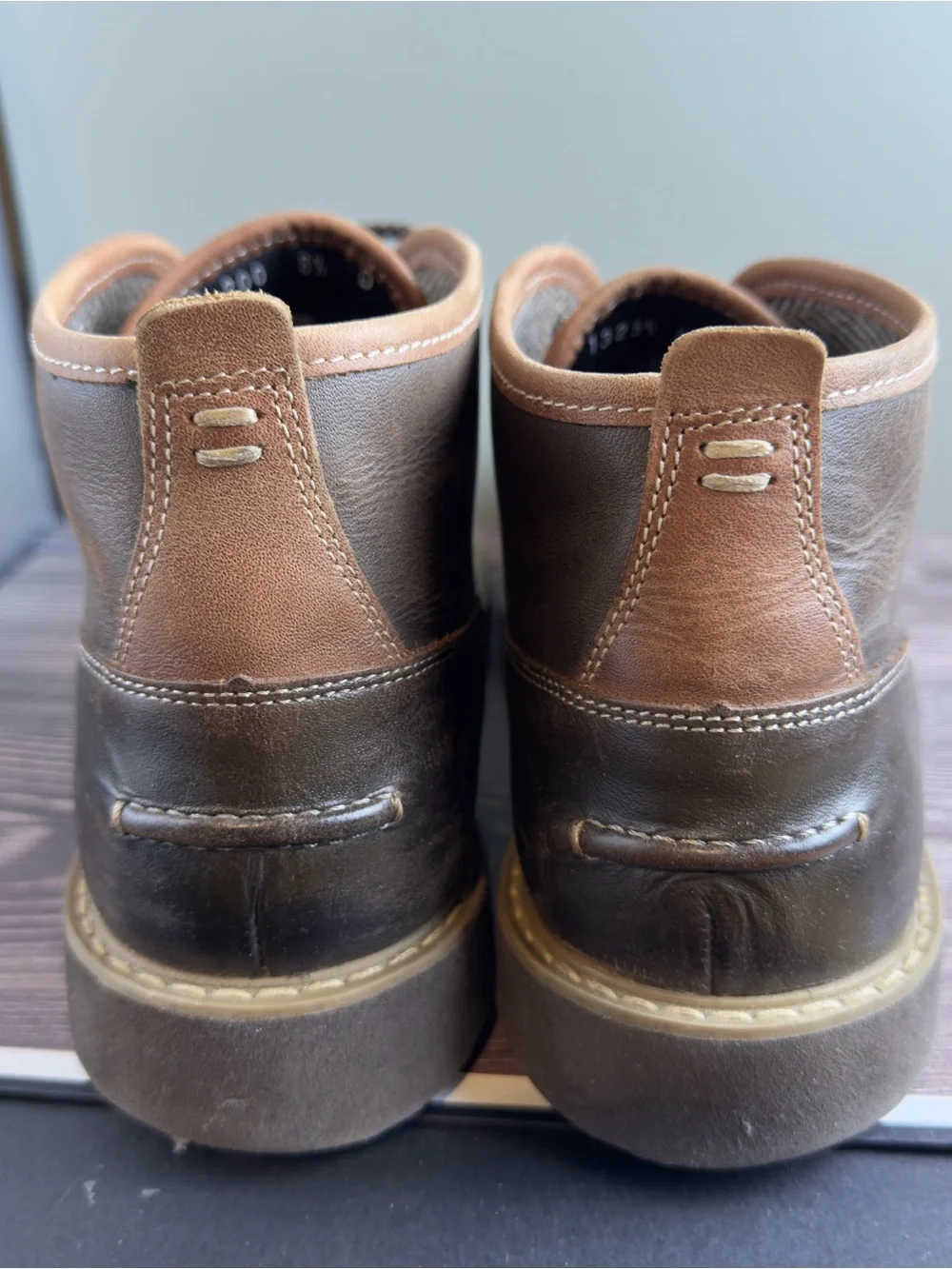 Florsheim Casey Chukka Boots Brown Leather Men’s Size 8.5 D Casual Ankle Boots w